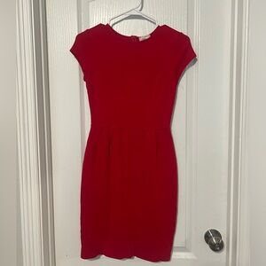 💗 form fitting red dress